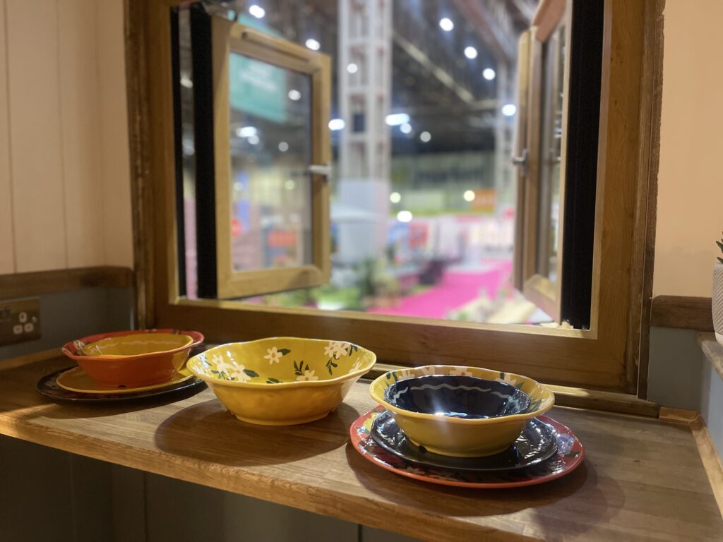 A Herdwick Shepherd Hut breakfast bar from Moorlands Garden Furniture