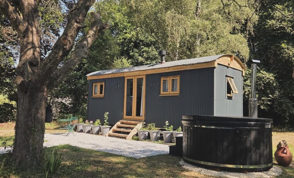 A beautifully handcrafted shepherd hut from Moorlands Garden Furniture