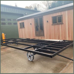 Shepherd hut chassis from Moorlands Garden Furniture