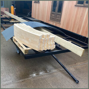 Roof system for shepherd huts available to purchase from Moorlands Garden Furniture