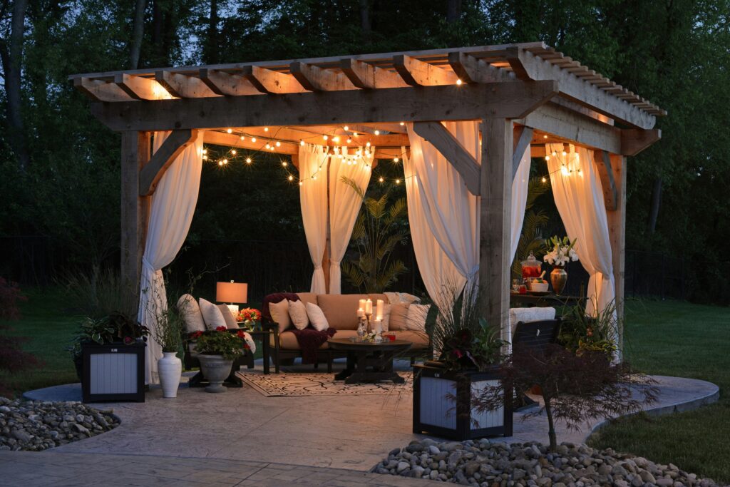 Gazebo by night