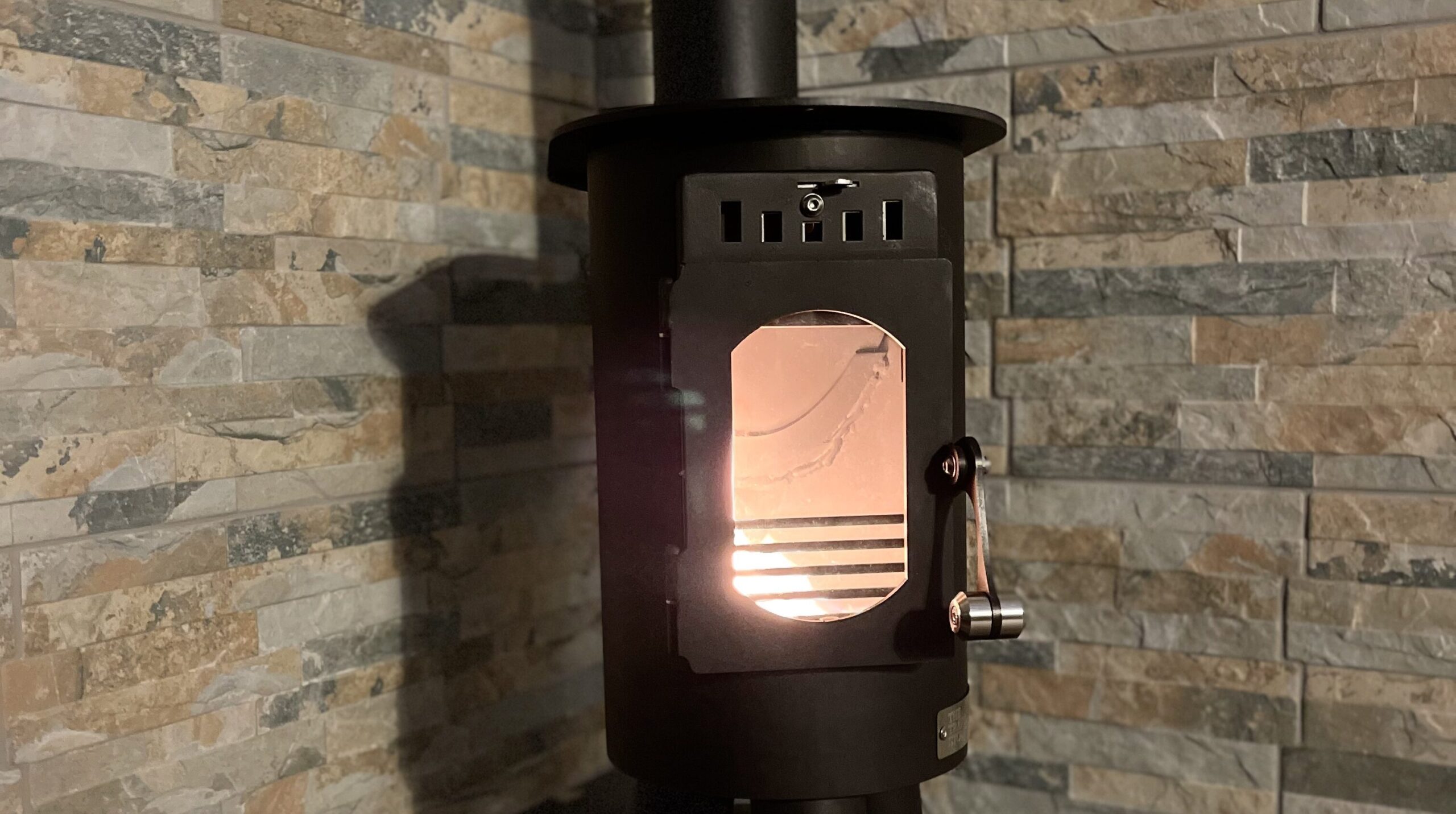 Log Burner Anevay Traveller in Moorlands Shapherd Hut UK